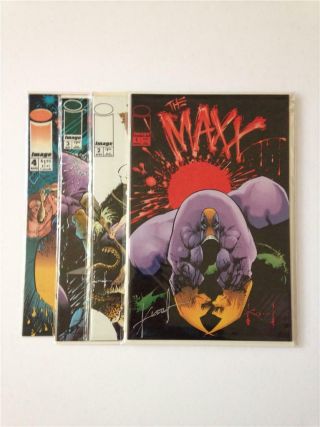 The Maxx 1 - 4 Image Comics The Maxx No.  1 Issue Signed By Sam Kieth 1993 Nm