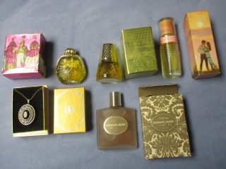 5 Avon Cologne Products Brocade Sweet Honesty Thimble More