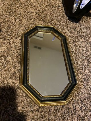 Vintage E.  A.  Riba Co.  Inc.  Small 8 Sided Wall - Hanging Mirror