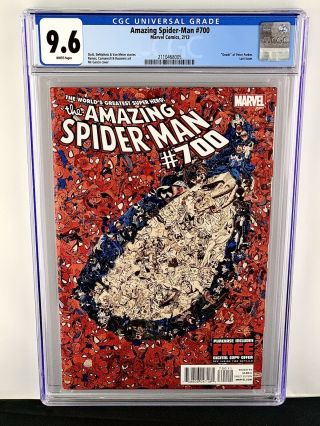 The Spider - Man 700 Cgc 9.  6 Nm Key Issue Death Of Peter Parker