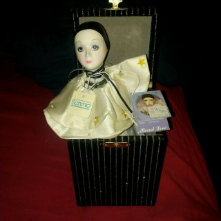 Vintage Schmid Pierrot Love Music Playing Jack In The Box Porcelain Doll Head