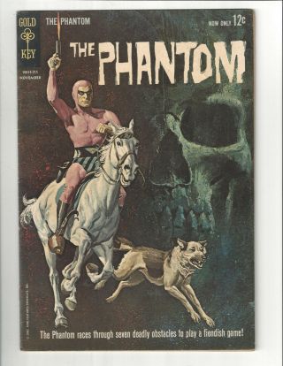 The Phantom 1 3.  0 (o/w) Gd/vg Gold Key 1962 Silver Age Lee Falk