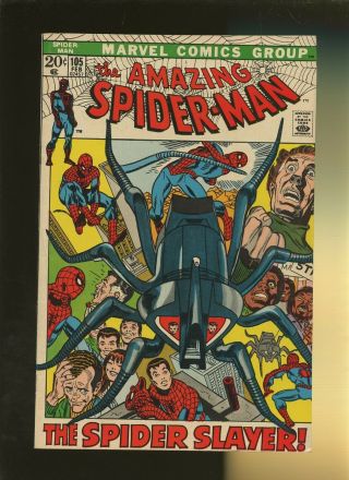Spider - Man 105 Fn 6.  0 1 Book 1st Spider - Slayer Mark Iii Thomas,  Kane