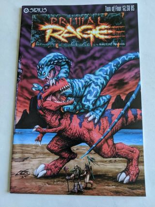 Primal Rage 2 1997 Sirius Comics Based On Video Game