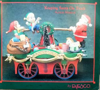 Enesco Keeping Santa On Track Small World Of Music 3