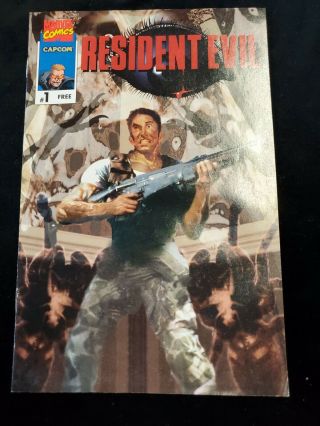 Resident Evil 1 Promo Marvel Comics Capcom Video Game Low Print (item 629)