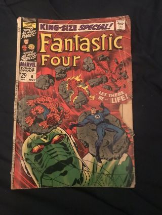 Fantastic Four Annual 6 (1968) Key Issue: 1st Franklin Richards & Annihilus Gd -