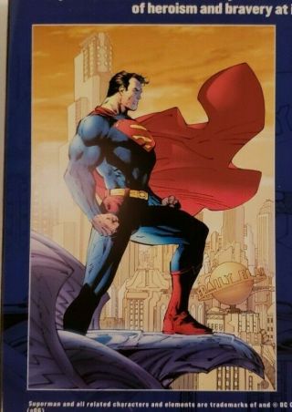 Ultra Rare First Edition Superman Mini Statue - By Jim Lee Justice League Set