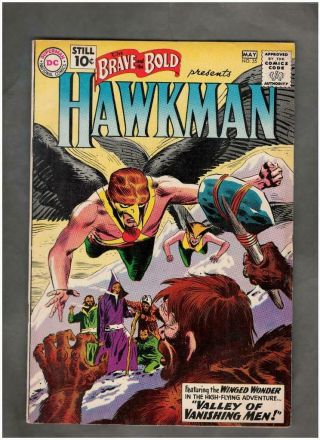 Brave And The Bold 35 Dc 1961 2nd Silver Age Hawkman And Hawkgirl Fn -