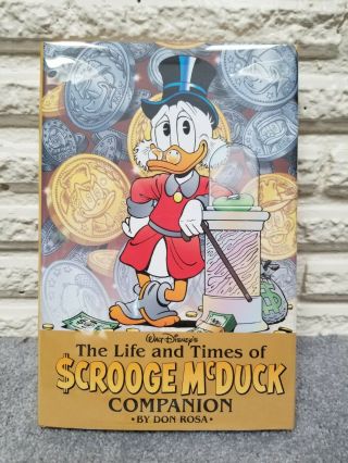 The Life & Times Of Scrooge Mcduck Companion Hardcover Don Rosa Disney Boom 1st