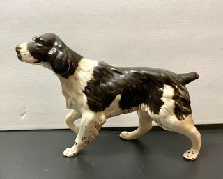 Vtg Royal Doulton England Bone China English Setter Dog Figurine