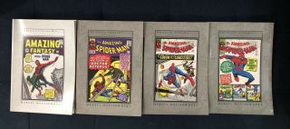 Four Marvel Masterworks Spider - Man Volume 1 2 3 4 Tpb