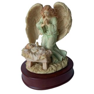 Seraphim Classics Angel Francesca Loving Guardian By Roman 1993 Music Box