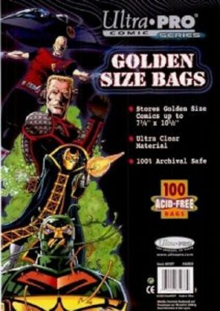 500 Ultra Pro Golden Size Storage Bags And Boards