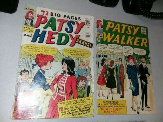Patsy Walker 107 And Hedy Annual Number 1 Marvel Comics 1963 Silver Age Stan Lee