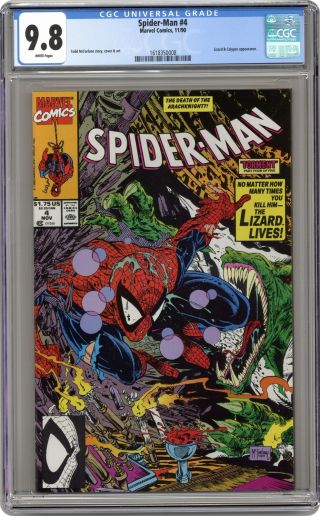 Spider - Man 4 Cgc 9.  8 1990 1618350008