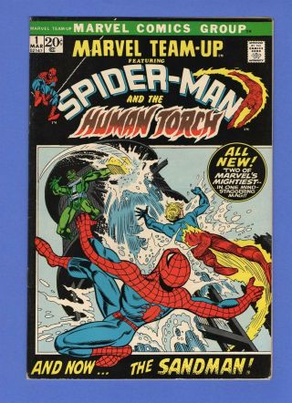 Marvel Team - Up 1 Series 1972 Spider - Man & Human Torch