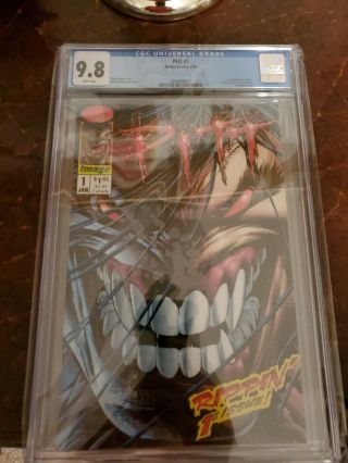 Pitt 1 Cgc 9.  8.  White Pages Image Comics (1993) 1st Appearance Of Pitt