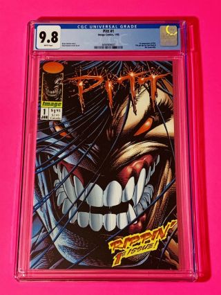 Pitt 1 Cgc 9.  8.  White Pages Image Comics (1993) 1st Appearance Of Pitt