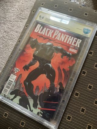 Black Panther Issue 1.  Signed By Artist Brian Steelfreeze