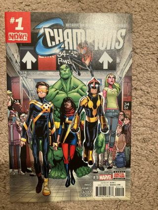Champions (2016) 1 2nd Print Marvel Comics