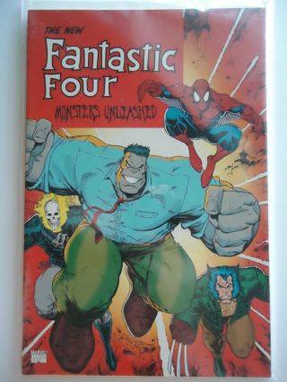 FANTASTIC FOUR MONSTERS UNLEASHED 1 ART ADAMS TPB COVER PRODUCTION ART 2