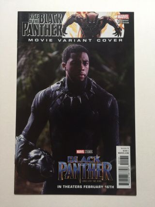 Rise Of Black Panther 1 Movie Photo Variant Cover Boseman 9.  4 Nm Or Better