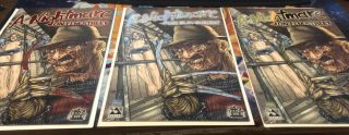 Nightmare On Elm Street Avatar Press Special 1 Blood Red,  Gold,  And Prism Foil