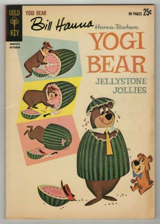Yogi Bear (1959) 10 Jellystone Jollies Giant Signed By Bill Hanna No Vg/fn