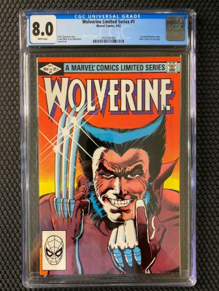 Wolverine Limited Series 1 Cgc 8.  0