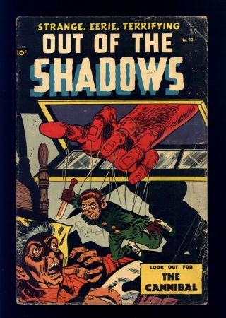 Out Of The Shadows 13 Vg Sekowsky,  Roussos,  Cannalbilism Cover - Story,  Skeletons