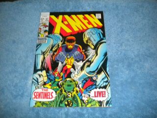 X - Men 57 Marvel The Sentinels.  Live Neal Adams