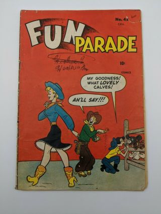 Fun Parade 45 Comic Book Bell Features Canadian Edition 1950s