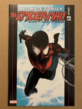 Ultimate Comics All - Spider - Man 1 1st Print (2nd Miles Morales) With Loose Bag