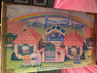 Vintage My Little Pony Paradise Estate Playset And Pony’s 1980s - 3