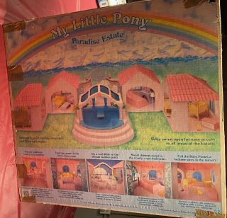 Vintage My Little Pony Paradise Estate Playset And Pony’s 1980s - 4