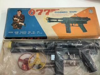 1966 Knockoff James Bond 077 Secret Agent Cosmic Gun Mib Man From Uncle Spy 007