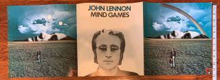 John Lennon Mind Games Full Color Promo Poster