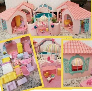 Vintage G1 My Little Pony Paradise Estate Playset Near Complete Accessories