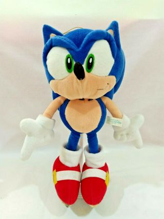 Sonic Adventure Sega 1999 The Hedgehog Ufo Prize Plush Toy Doll Japan 13.  5 "