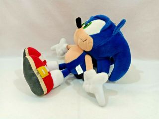 Sonic ADVENTURE Sega 1999 The Hedgehog UFO Prize Plush Toy Doll Japan 13.  5 