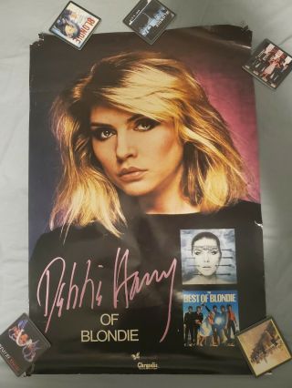 Blondie Debbie Harry Koo Koo The Best Of Blondie Promo Poster 1981