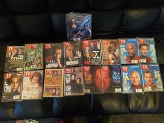 X - Files Tv Guides From Late 1990 