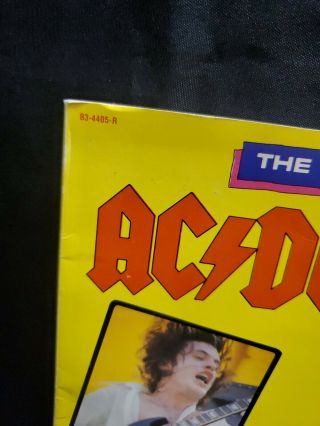 Vintage AC/DC Song Book Best of Their High Energy Hits with Bon Scott From 1980 2