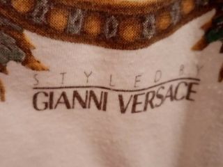 Vintage Elton John World Tour White T Shirt Styled by Gianni Versace As Seen 3