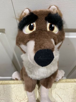 Balto Plush Dog Wolf Husky Universal Studios 1995 Large Stuffed Animal Vintage
