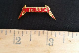 Metallica Vintage Pin Very Rare Condition/brand
