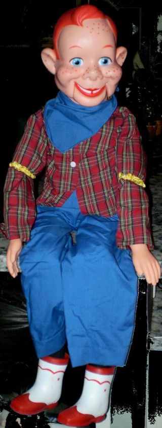 Howdy Doody 28 " Ventriloquist Doll Signed By Buffalo Bob Smith