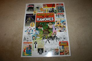 Weird Tales Of The Ramones 2005 Sire/rhino Records 18 " X 24 " Promo Poster R1216