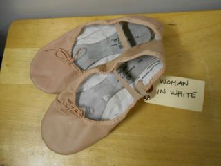 Supernatural Tv Series Wardrobe - Woman In White Ballet Slippers - Size 7